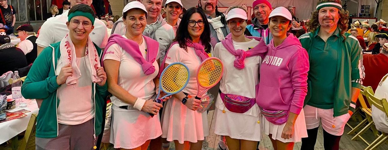 Tennisabteilung feiert Karneval